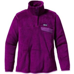 Women’s Patagonia Re-tool Snap-T Fleece Pullover XS, rare purple color!
